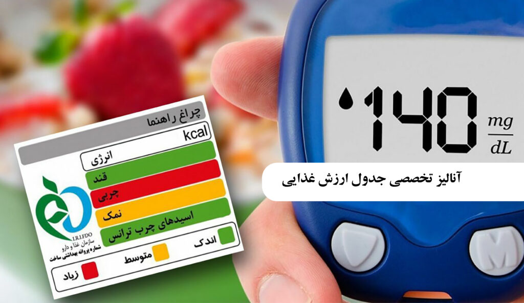 چگونه اطلاعات جدول ارزش تغذیه‌ای تعیین می‌شود